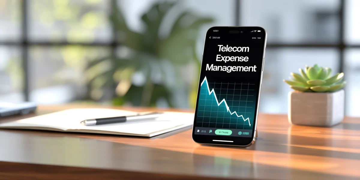 TEM software dashboard showing telecom expense management